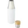 Hulan 540 ml copper vacuum insulated stainless steel bottle with bamboo lid