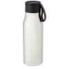 Ljungan 500 ml copper vacuum insulated stainless steel bottle with PU leather strap and lid