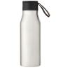 Ljungan 500 ml copper vacuum insulated stainless steel bottle with PU leather strap and lid