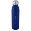 Harper 700 ml stainless steel water bottle with metal loop