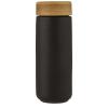 Lumi 300 ml ceramic tumbler with bamboo lid