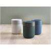 Java 330 ml ceramic tumbler with silicone wrap and plastic lid