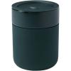 Java 330 ml ceramic tumbler with silicone wrap and plastic lid