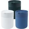 Java 330 ml ceramic tumbler with silicone wrap and plastic lid