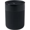 Java 330 ml ceramic tumbler with silicone wrap and plastic lid