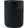 Java 330 ml ceramic tumbler with silicone wrap and plastic lid