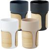 Fika 340 ml tumbler with bamboo sleeve
