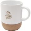 Billie 300 ml ceramic mug with cork details and matt finish