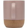 Billie 300 ml ceramic mug with cork details and matt finish