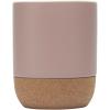 Billie 300 ml ceramic mug with cork details and matt finish
