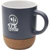 Billie 300 ml ceramic mug with cork details and matt finish