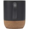 Billie 300 ml ceramic mug with cork details and matt finish