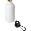 Oregon 400 ml RCS certified single wall stainless steel water bottle with carabiner