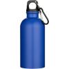 Oregon 400 ml matte RCS recycled single wall stainless steel water bottle with carabiner