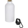 Oregon 400 ml sublimation RCS recycled single wall stainless steel water bottle with carabiner