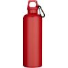 Oregon 750 ml solid colour RCS recycled plastic water bottle with carabiner