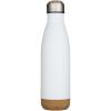 Cove 500 ml double wall vacuum insulated stainless steel water bottle with cork details