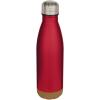 Cove 500 ml double wall vacuum insulated stainless steel water bottle with cork details
