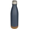 Cove 500 ml double wall vacuum insulated stainless steel water bottle with cork details