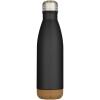 Cove 500 ml double wall vacuum insulated stainless steel water bottle with cork details