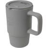 Carter 450 ml ceramic mug with plastic lid