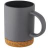 Neiva 425 ml ceramic mug with cork base