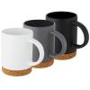 Neiva 425 ml ceramic mug with cork base