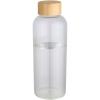 Mirage 650 ml single-walled borosilicate glass bottle with bamboo lid
