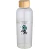 Mirage 650 ml single-walled borosilicate glass bottle with bamboo lid