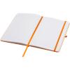 Teak A5 recycled hard cover notebook with lined pages