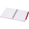 Niove recycled plastic soft cover notebook and ballpoint pen set (blue ink)