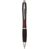 Nash ballpoint pen with coloured barrel and grip (black ink)