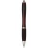 Nash ballpoint pen with coloured barrel and grip (black ink)