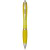 Nash RCS recycled plastic ballpoint pen with coloured barrel and grip (blue ink)