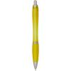 Nash RCS recycled plastic ballpoint pen with coloured barrel and grip (blue ink)