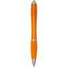 Nash RCS recycled plastic ballpoint pen with coloured barrel and grip (blue ink)