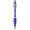 Nash RCS recycled plastic ballpoint pen with coloured barrel and grip (blue ink)