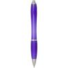 Nash RCS recycled plastic ballpoint pen with coloured barrel and grip (blue ink)