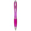 Nash RCS recycled plastic ballpoint pen with coloured barrel and grip (blue ink)