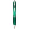 Nash RCS recycled plastic ballpoint pen with coloured barrel and grip (blue ink)