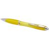 Nash RCS recycled plastic ballpoint pen with coloured barrel and grip (black ink)