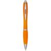 Nash RCS recycled plastic ballpoint pen with coloured barrel and grip (black ink)