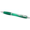 Nash RCS recycled plastic ballpoint pen with coloured barrel and grip (black ink)