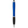 Nash RCS recycled plastic stylus ballpoint pen with coloured barrel and black grip (blue ink)