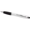 Nash RCS recycled plastic stylus ballpoint pen with coloured barrel and black grip (blue ink)