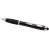 Nash RCS recycled plastic stylus ballpoint pen with coloured barrel and black grip (blue ink)
