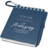 Lig Mini recycled outdoor soft cover notebook and ballpoint pen set (black ink)