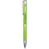 Moneta aluminium click ballpoint pen (blue ink)