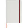 Spectrum A5 white notebook with coloured strap