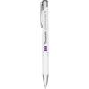 Moneta anodized aluminium click ballpoint pen (blue ink)